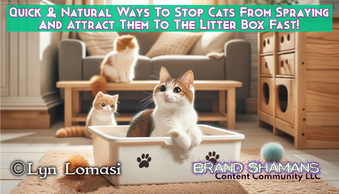Quick & Natural Ways To Stop Cats From Spraying  And Attract Them To The Litter Box Fast!